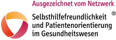 Logo ausgezeichnet Selbsthilfefreundlichkeit